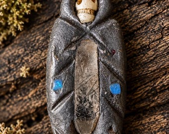 Metamori - Talisman Pendant Quartz & Lapis