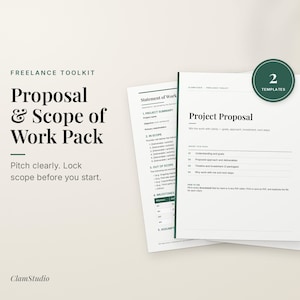 Proposal Template & Scope of Work for Freelancers | PDF