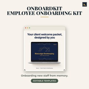 Generatore interattivo di pacchetti di benvenuto per i clienti, Kit di benvenuto per contabili (Download digitale)