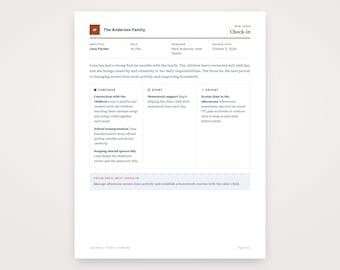 Au Pair Evaluation Template, Written From Your Voice Notes, Printable Family Employer PDF