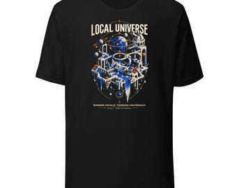 Miniature Universe Graphic T-Shirt: Local Universe Sci Fi Space Art