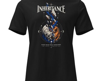 Women's Cosmic Planet Graphic T-Shirt: Inheritance Relaxed Fit Space Art