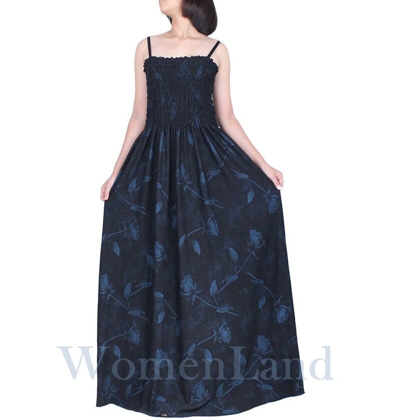 Women Plus Size Floor Length Clothing Evening Party Bridal Wedding Bridesmaids Guests Prom Elegant Gown Feminine Black Maxi Blue Floral Dres