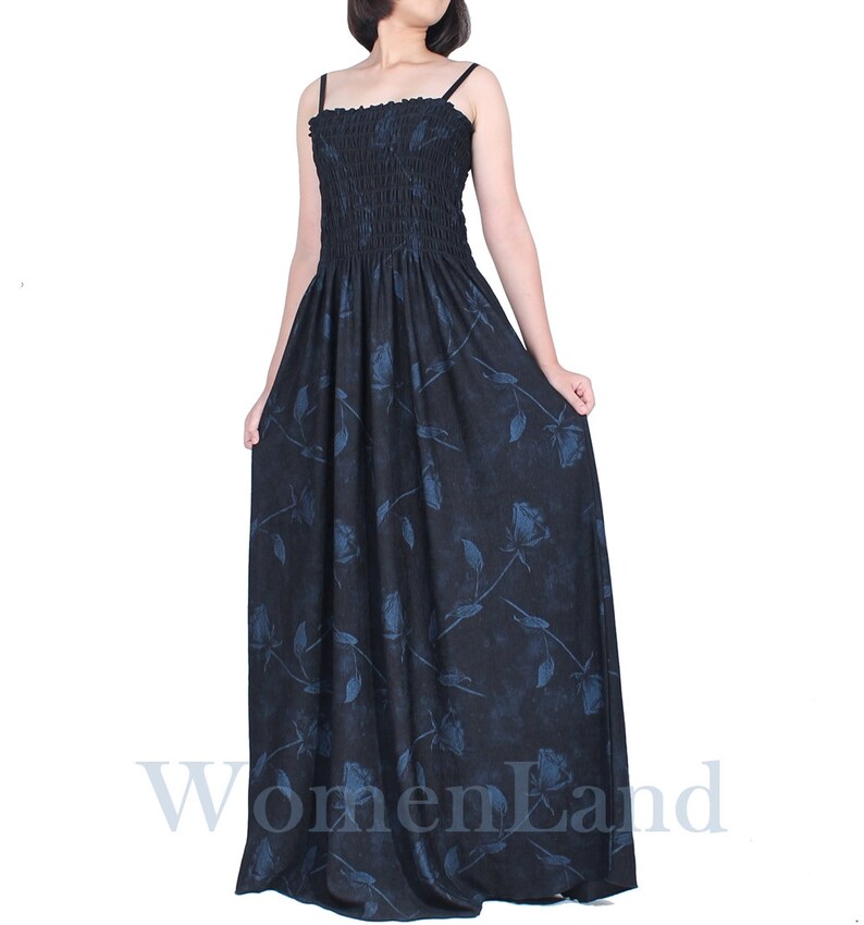 Women Plus Size Floor Length Clothing Evening Party Bridal Wedding Bridesmaids Guests Prom Elegant Gown Feminine Black Maxi Blue Floral Dres