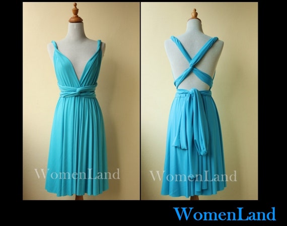 infinity dress light blue