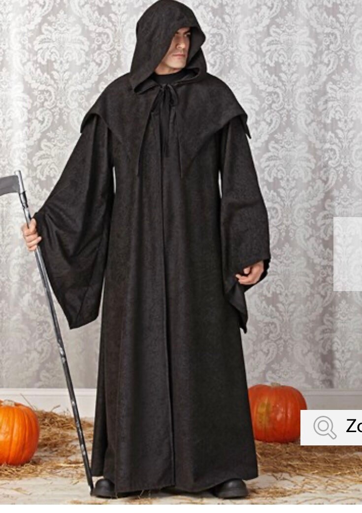 Grim Reaper Robe / Cloak Sith Lord Dementor Nazgul Etsy