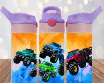 Monster Truck Kids Tumbler