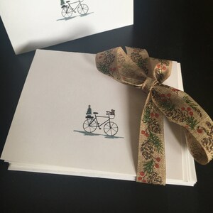 Cartes de Noël - Velo Minimaliste