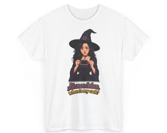 T-shirt met heksenbegroting en krimpende pensioenfondsen – Grappig Halloween-shirt (unisex)