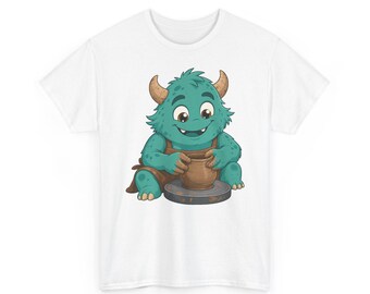 T-Shirt „Töpferwahnsinn“ – Lustiges Grafik-T-Shirt für verrückte Töpfer (Unisex)