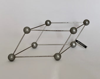 Molecular Model, Geometric Sculpture, Chemistry Gift, Teacher Gift, Vintage Atom Model, Molecule Model, Chemistry Model