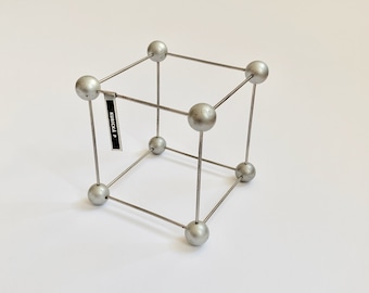 Molecular Model, Geometric Sculpture, Chemistry Gift, Teacher Gift, Vintage Atom Model, Molecule Model, Chemistry Model