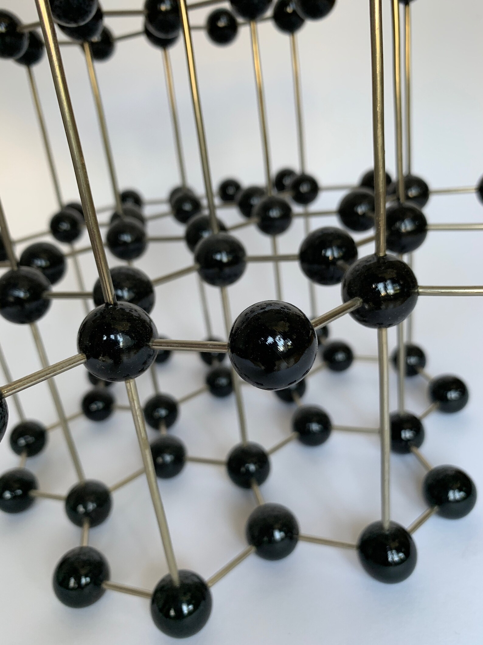 Molecular Model, Geometric Sculpture, Chemistry Gift, Teacher Gift, Vintage Atom Model, Molecule