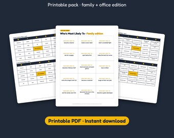 Christmas Party Games Printable | Family & Office Edition (PDF Download)
