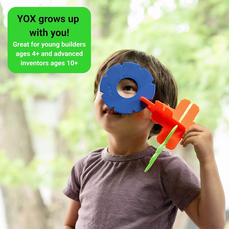 Box of YOX Open-ended Building Set - 50 Piece Made in the USA Sensory ...