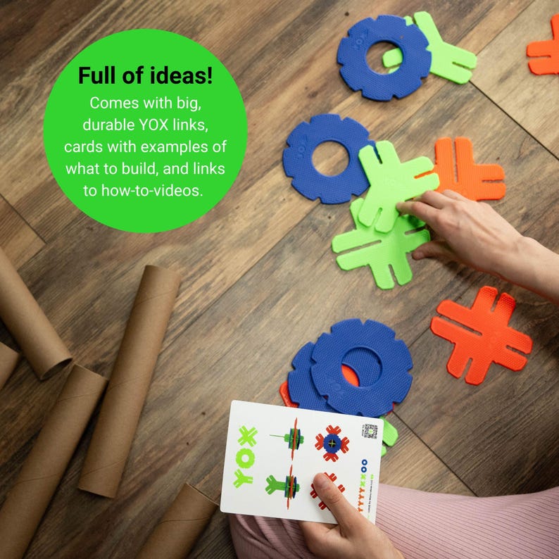 Box of YOX Open-ended Building Set - 50 Piece Made in the USA Sensory ...