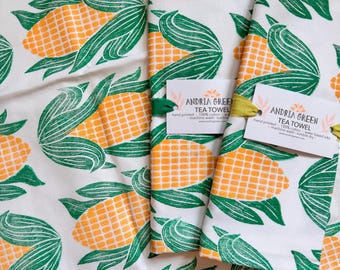 Corn Tea Towel