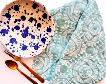Moroccan Tile Organic Cotton Napkin Set