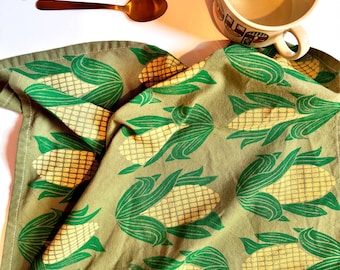 Corn Organic Cotton Napkin Set