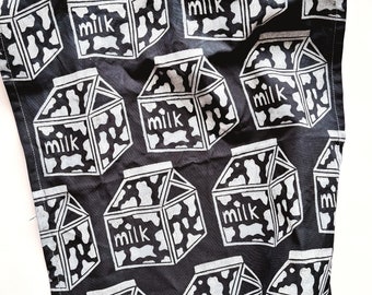 Milk Cartons Tea Towel