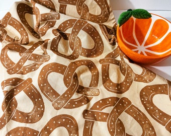 Pretzels Tea Towel