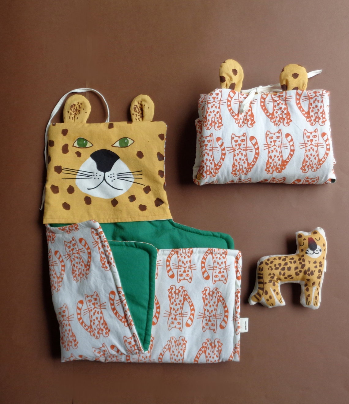 Safari Baby Gift Set Cheetah changing Mat and Cheetah Rattle Etsy