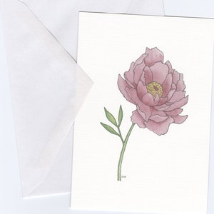 Peony Printed Card Set image 1