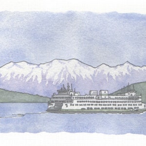 Washington Ferry Printed Card Set