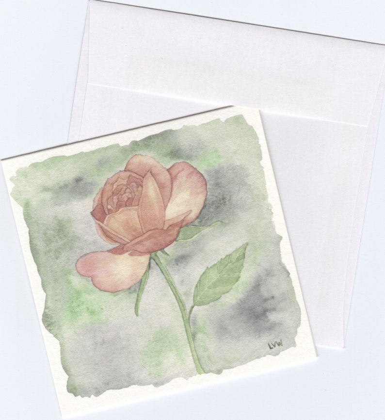 Rose Bloom Giclee Printed Card Set image 2