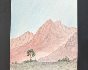 Desert Mountains Original Painting