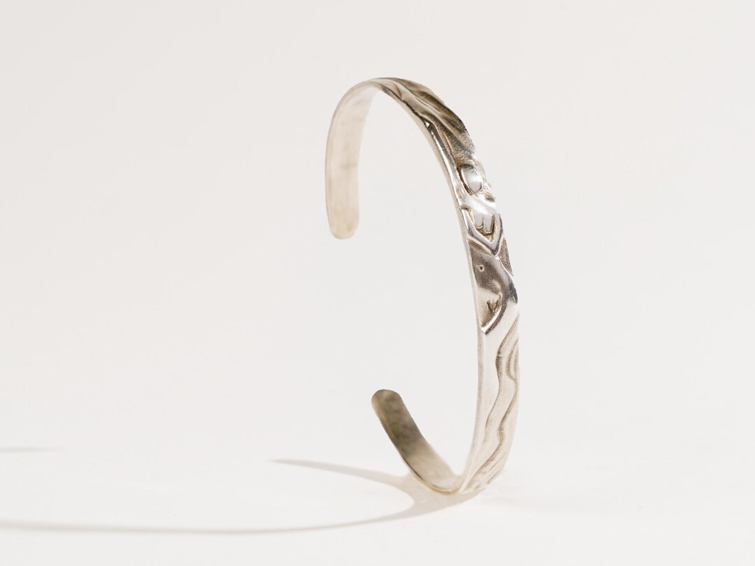 Silver Cuff Bracelet, Pro Woman Jewelry, Women Power Jewelry