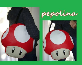 Big Super Mario Mushroom Student Bag