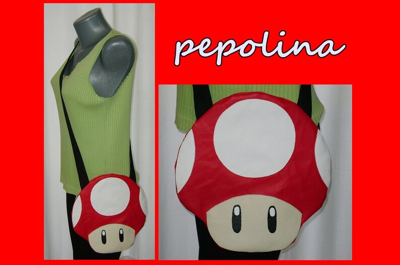 Super Mario Mushroom Bag Etsy