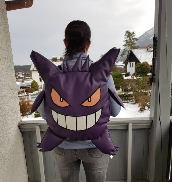 Pokemon Backpack Gengar Kids, Gengar Pokemon Mochila