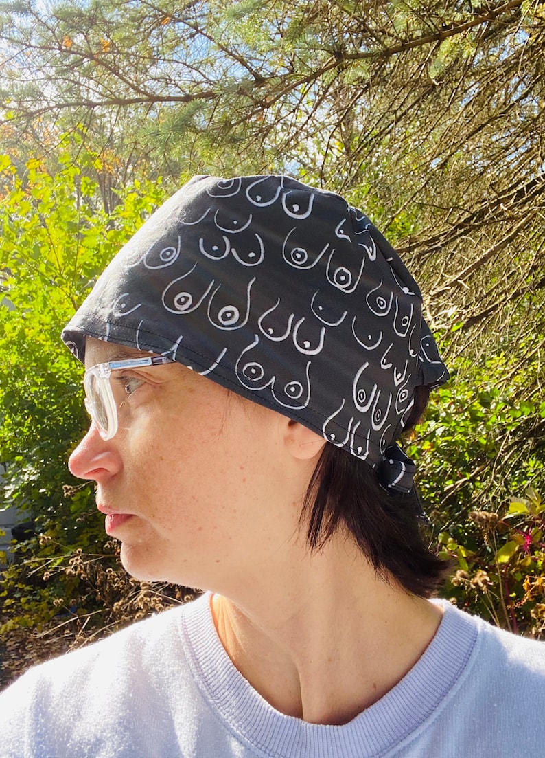 Boobs Surgical Cap Scrub Cap Breathable Fabric Reusable & Etsy