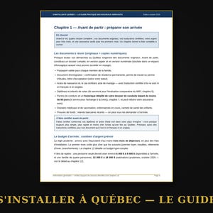 S'installer à Québec — Le guide pratique des nouveaux arrivants francophones : toutes les démarches des 90 premiers jours (PDF, oct. 2026)