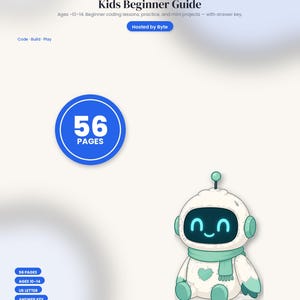 子供向けJava入門コーディングワークブック、変数、メソッド、ループ、配列、クラス入門、解答集 | 56ページ