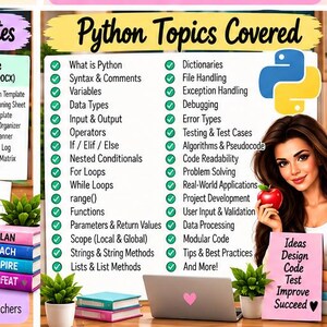 High School Python Foundations Mega Bundle | 20 Lessons, 54 Activities, Projects (Digital Download) image 3