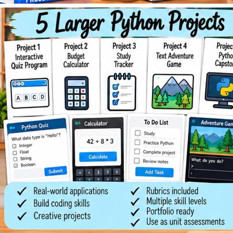 High School Python Foundations Mega Bundle | 20 Lessons, 54 Activities, Projects (Digital Download) image 5