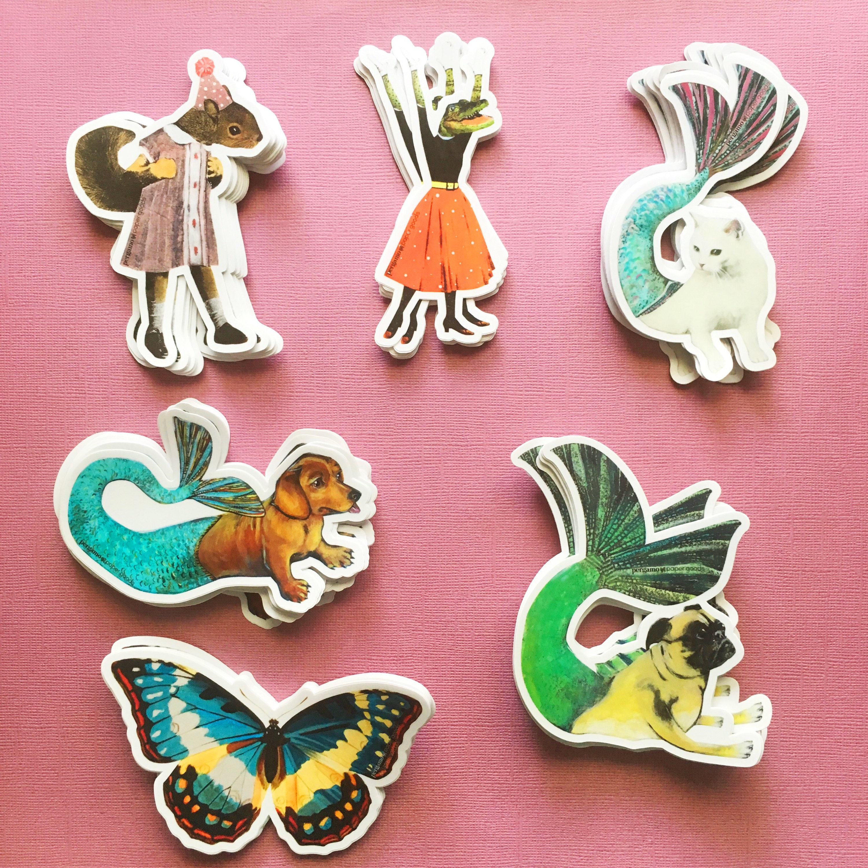 Chihuahua Stickers, Weird Vinyl Sticker Pack, Waterproof Car Decal, Vintage Laptop Sticker, Fun Dog Bumper Decals Bullet Journal, Wholesale - Thumbnail 4