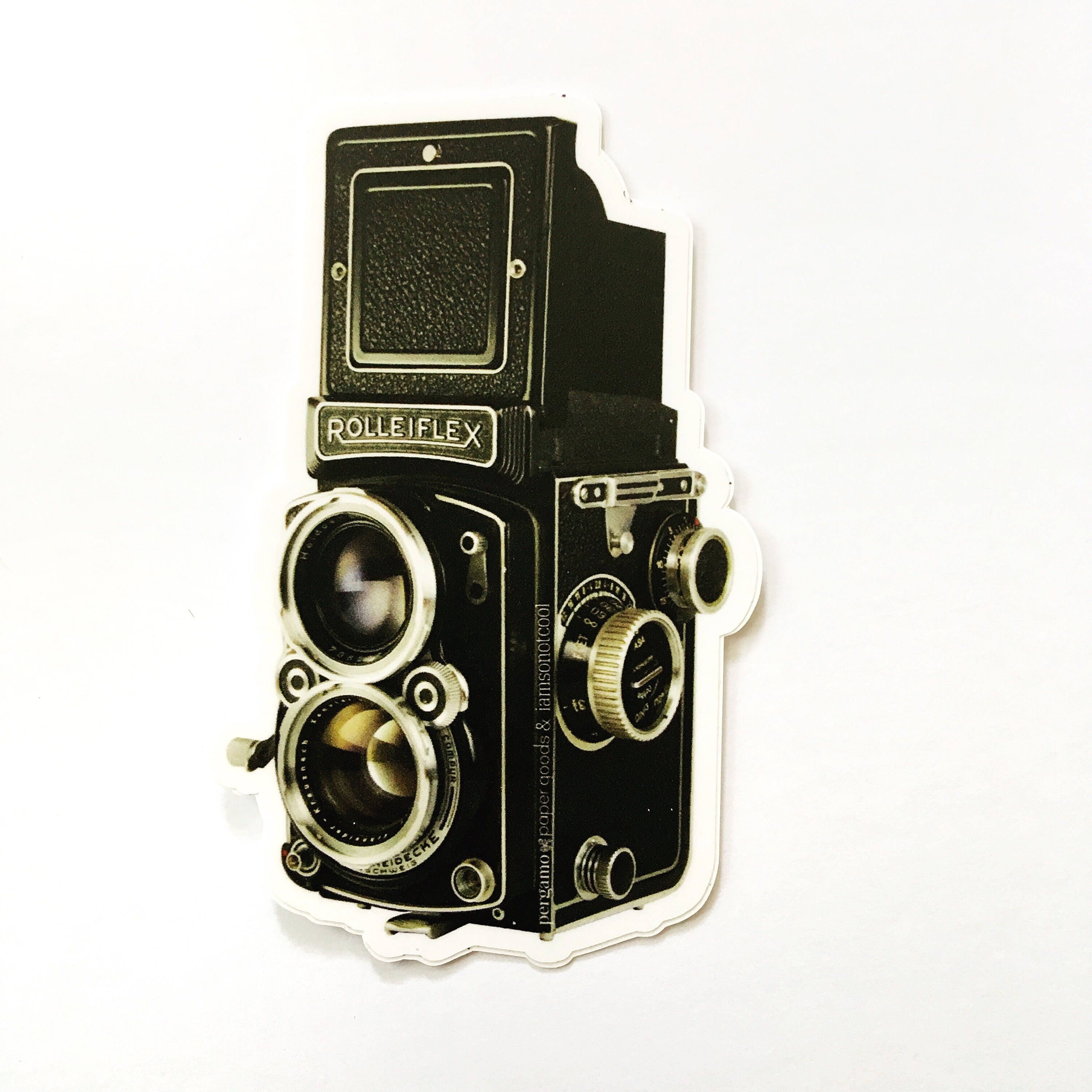Vintage Camera Decal, Laptop Sticker Pack, Vinyl Stickers, Antique Photography Gift, Retro Photo Decals Bumper Sticker, Photographer Gifts - Thumbnail 3
