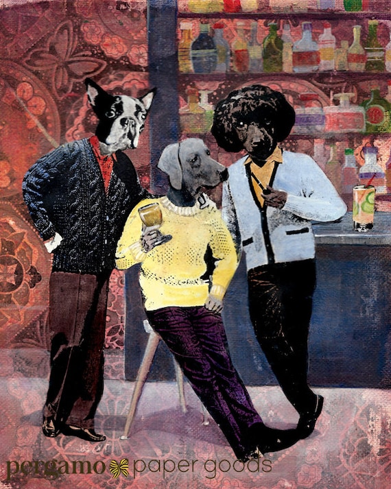 Three bar dog sweater Three bar dog sweater
