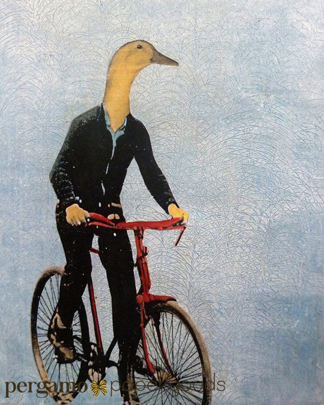 bike-art-print-8x10-duck-on-bicycle-wall-art-hipster-decor-weird-art-for-men-vintage-bird-lover-gift-handmade-collage-gifts-for-dad-etsy for Duck On A Bike Free Printables Bike Art Print, 8x10 Duck on Bicycle Wall Art, Hipster Decor, Weird Art for Men, Vintage Bird Lover Gift, Handmade Collage Gifts for Dad - Etsy for Duck On A Bike Free Printables