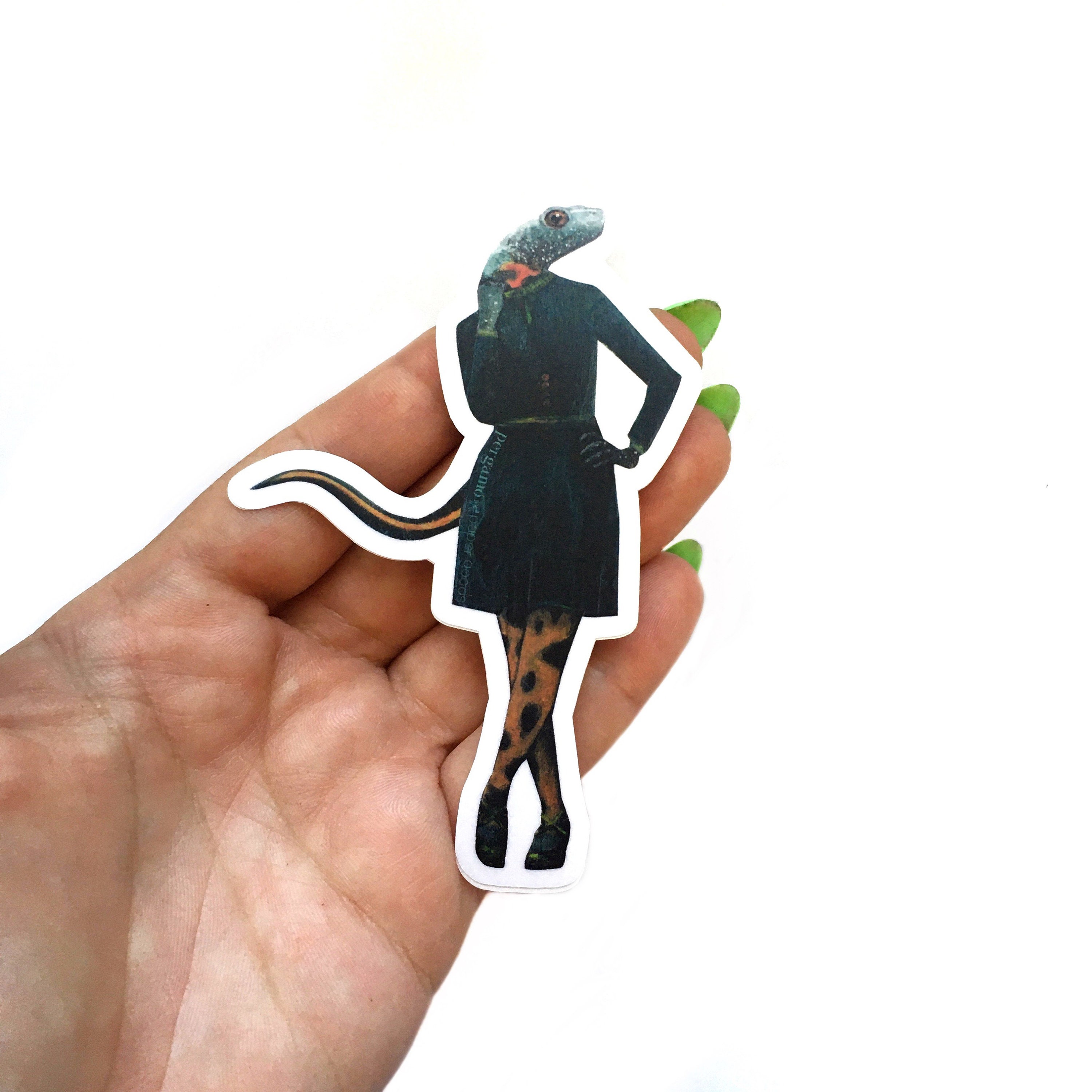 Newt Sticker, Laptop Stickers, Waterproof Weird Decal, Outdoor Decals, Yeti Water Bottle, Kitsch Kitschy, Amphibian Science