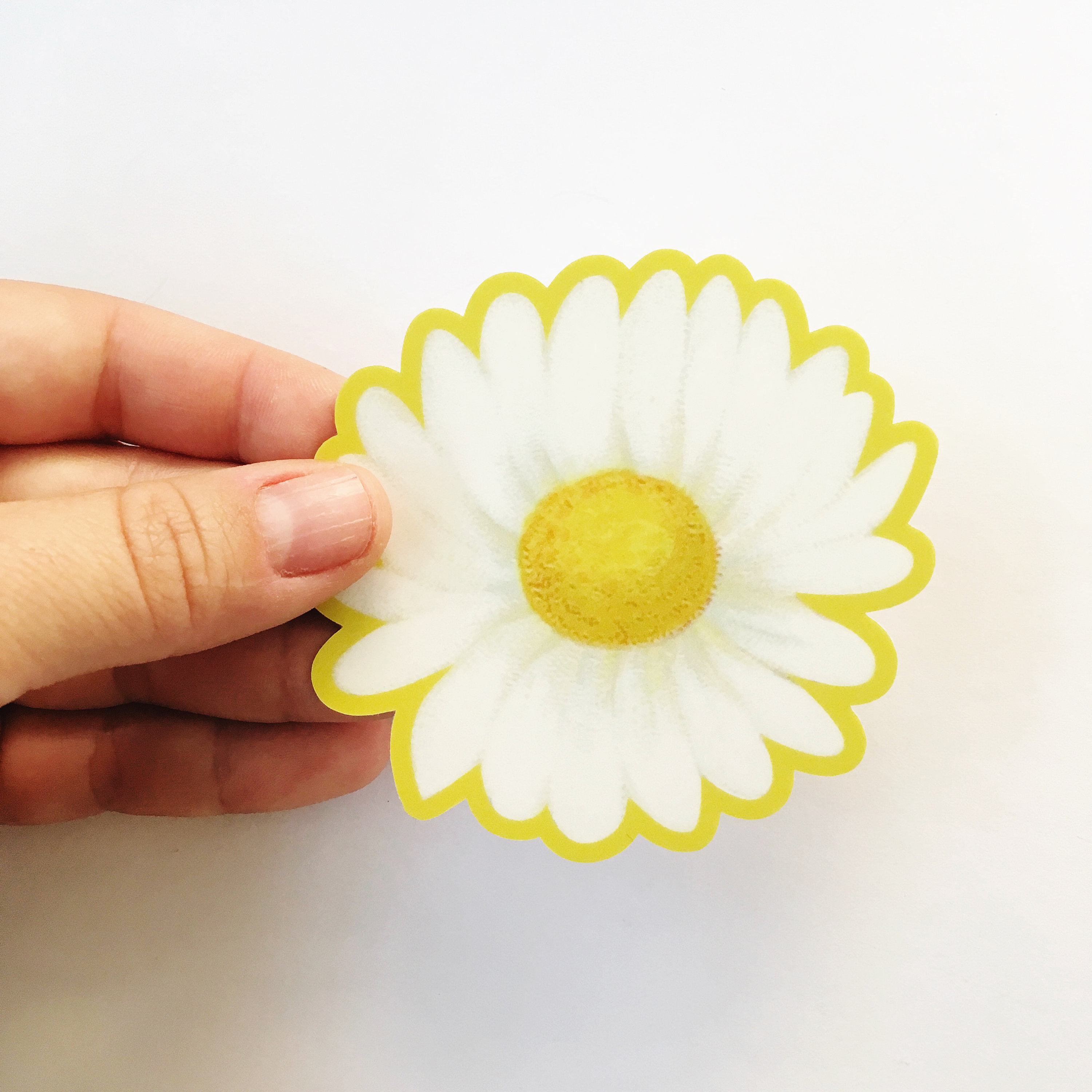 Daisy Vinyl Sticker Pack, Flower Laptop Stickers, Vintage Decal, Pretty Colorful Bulk Decals VSCO Phone Case, Illustrated Fun Hydroflask