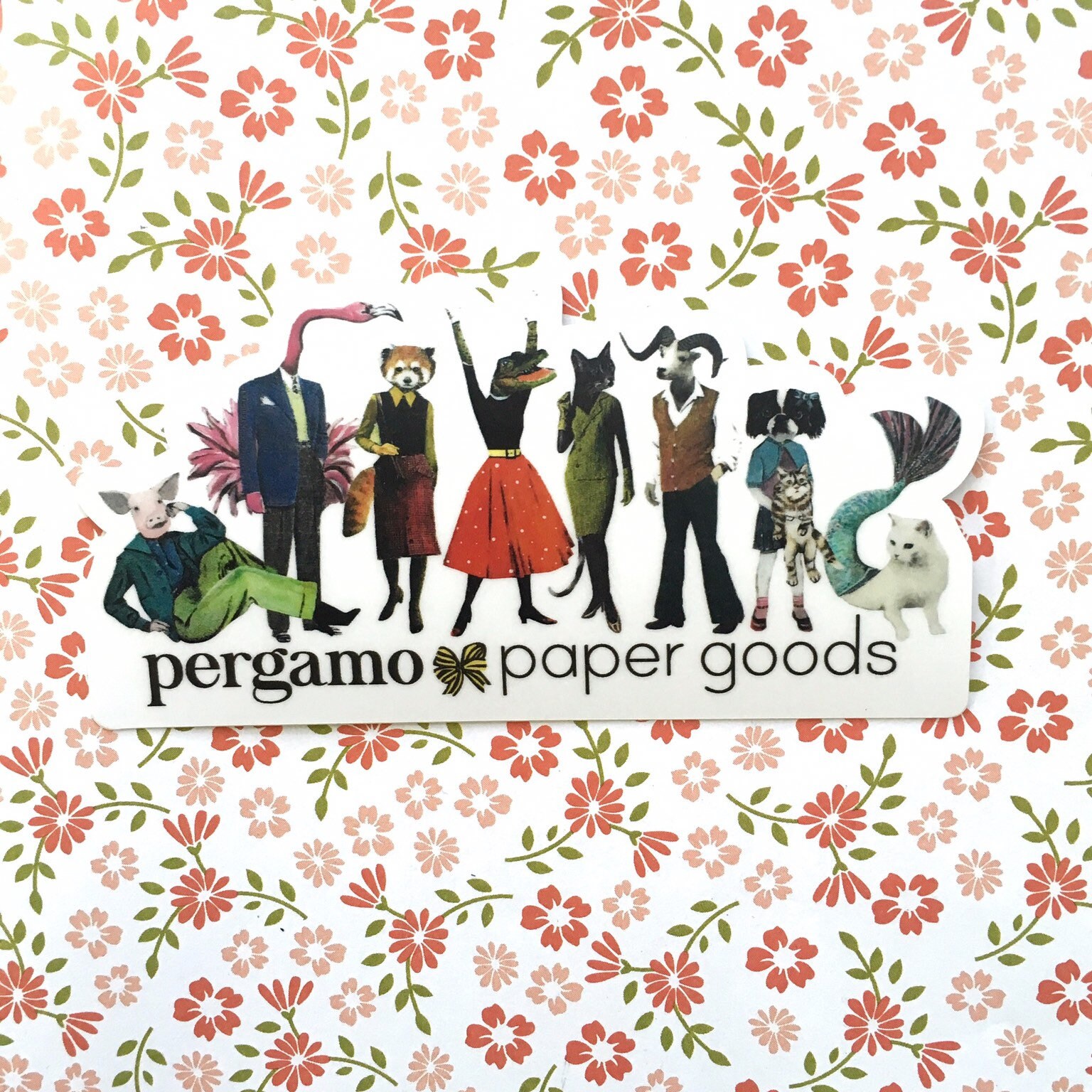 Animals Sticker, Pergamo Paper Goods Vinyl Sticker, Laptop Sticker, Outdoor Sticker, Nonfade Sticker, Waterbottle Sticker, Sticker Bomb - Thumbnail 4