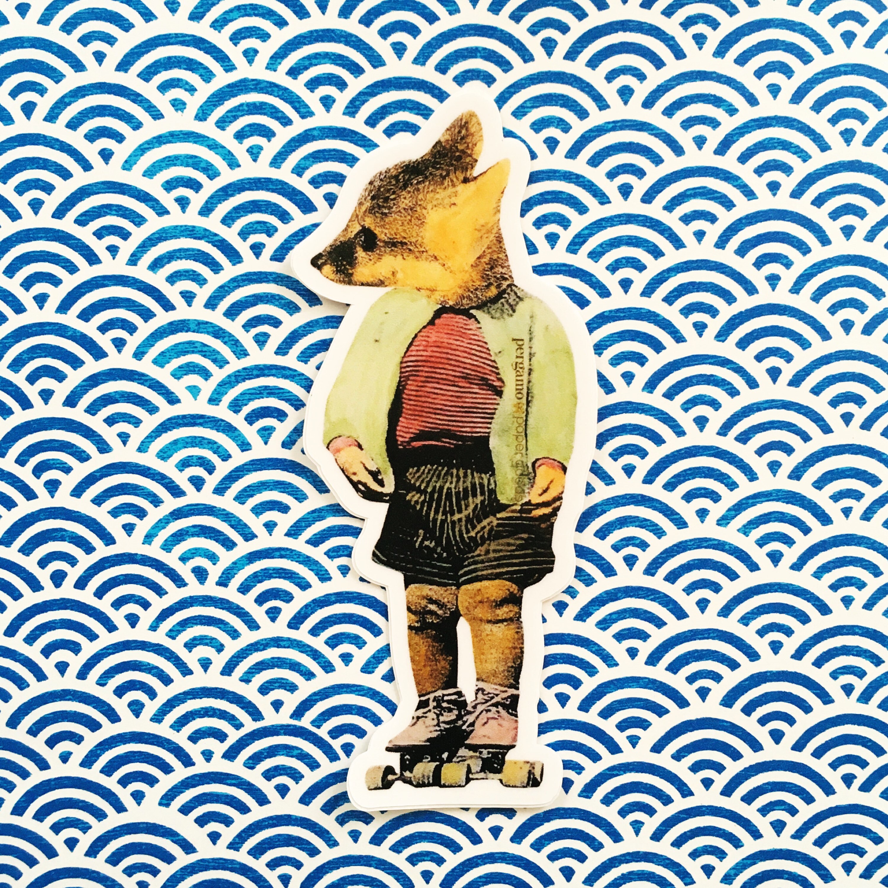 Fox Vinyl Sticker Pack, Phone Case Stickers, High Quality Bumper Laptop Outdoor Yeti Durable Decals, Weird Decal Roller Skates Roller Derby - Thumbnail 3