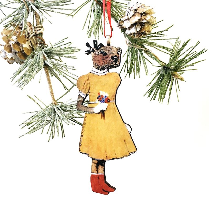 Holiday Weird Ornament Animal Christmas Ornaments Laser Etsy