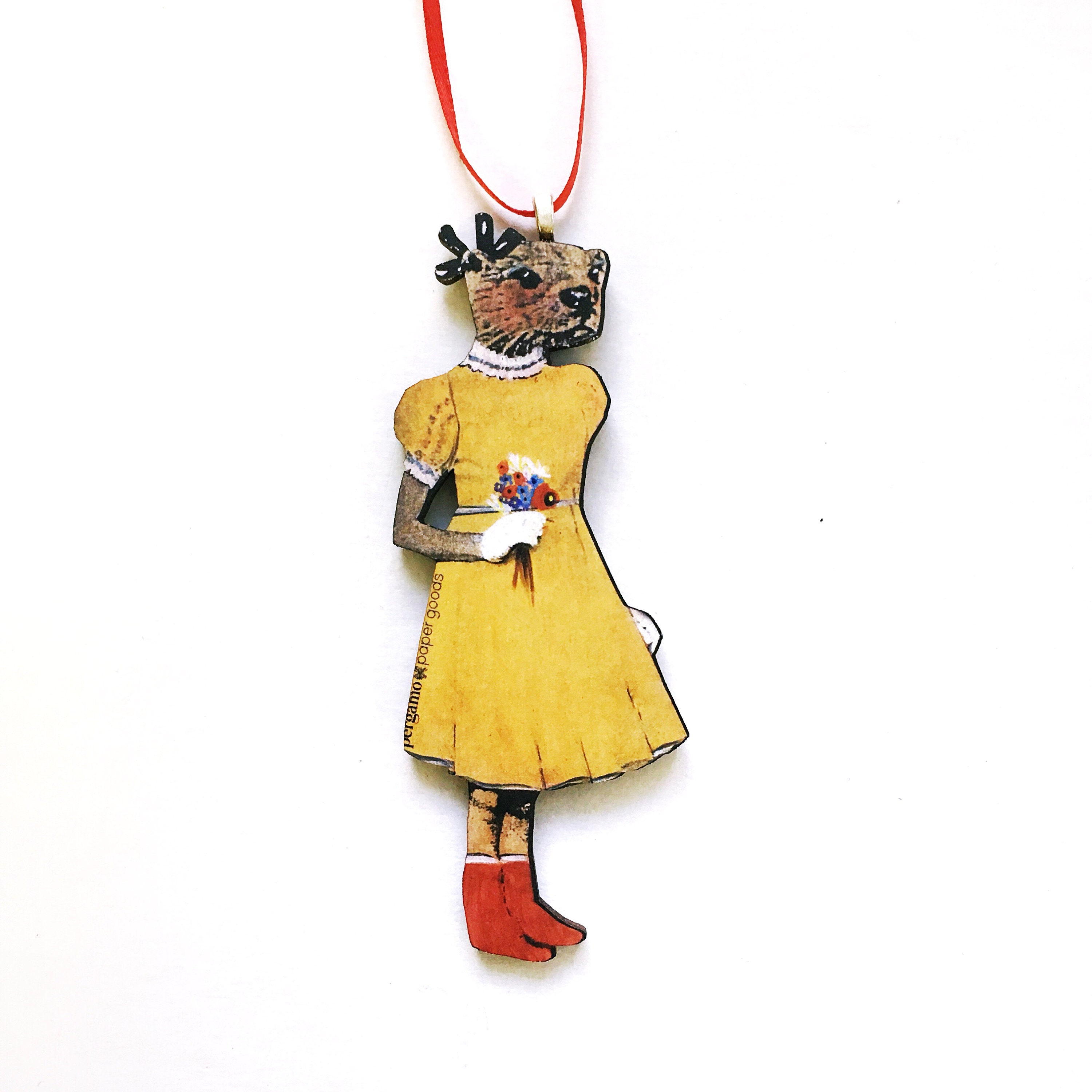 Holiday Weird Ornament, Animal Christmas Ornaments, Laser Ornament Stocking Stuffer, Funny Otter Lover Christmas Gift, Handmade Wholesale - Thumbnail 2