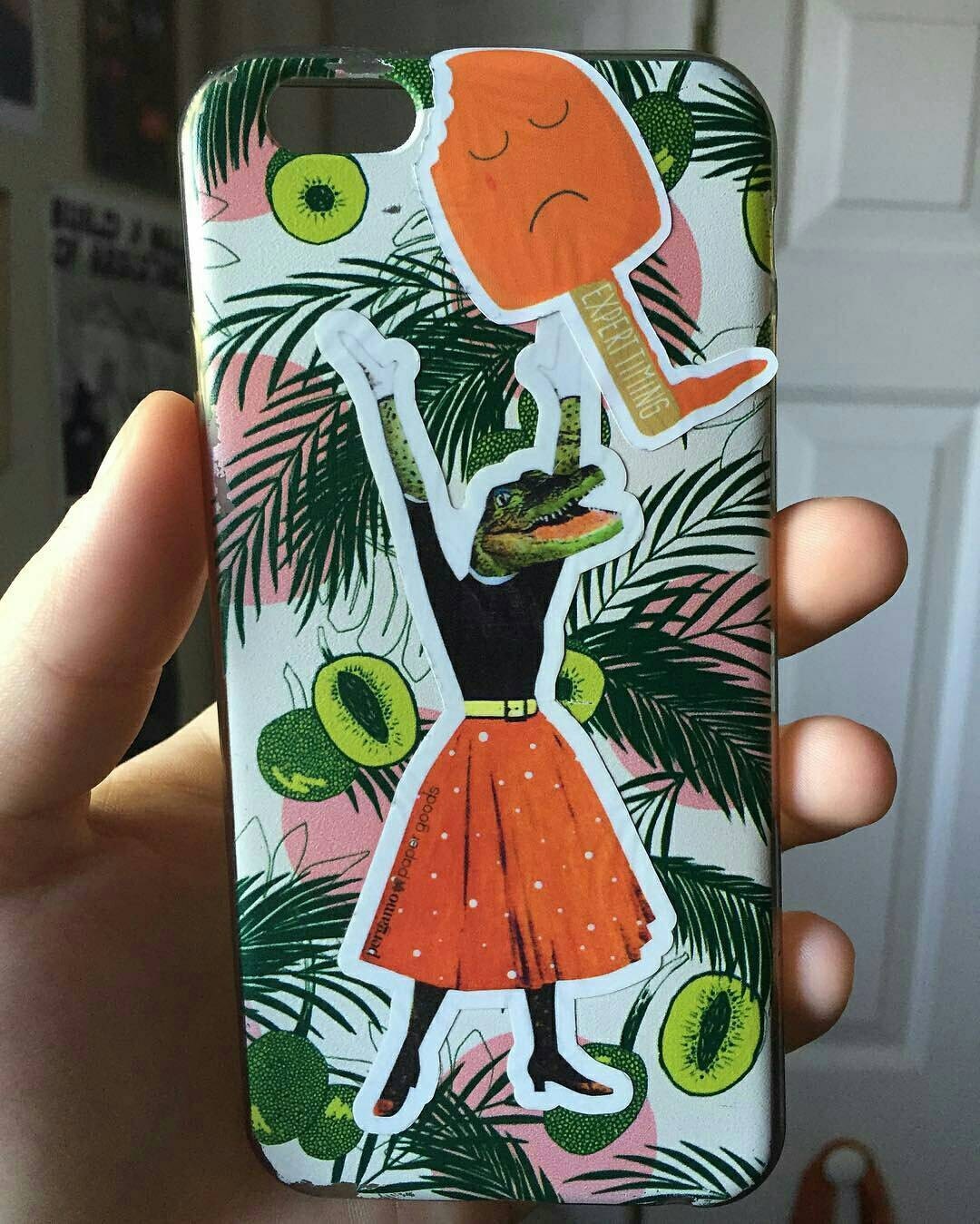 Alligator Vinyl Sticker, Crocodile Stickers Laptop Decal, Bumper Sticker Pack, Yeti Girl Power Boss Lady, Weird Stuff Decals 50s Surreal Art - Thumbnail 5